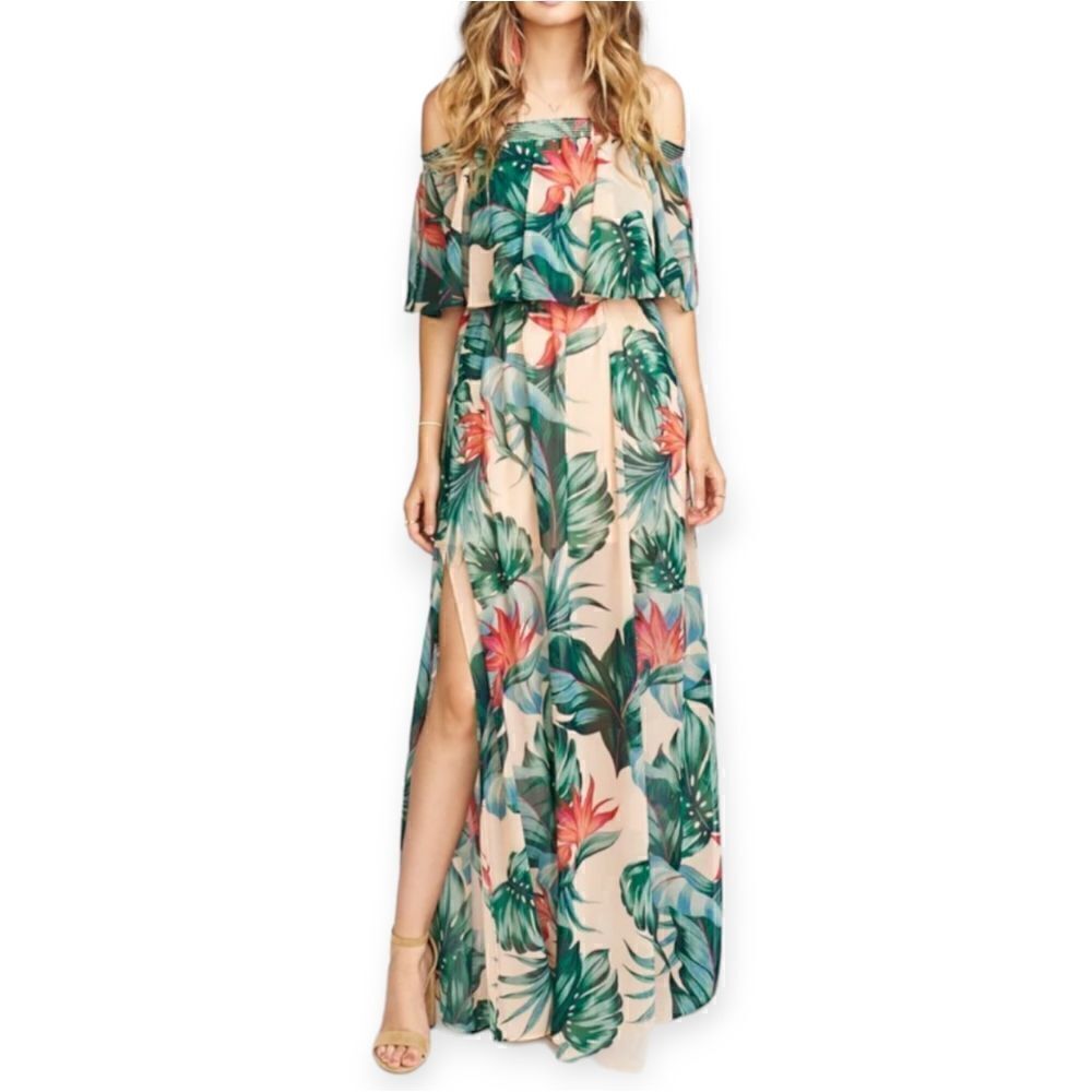 Show me your mumu hacienda maxi dress, xsmall